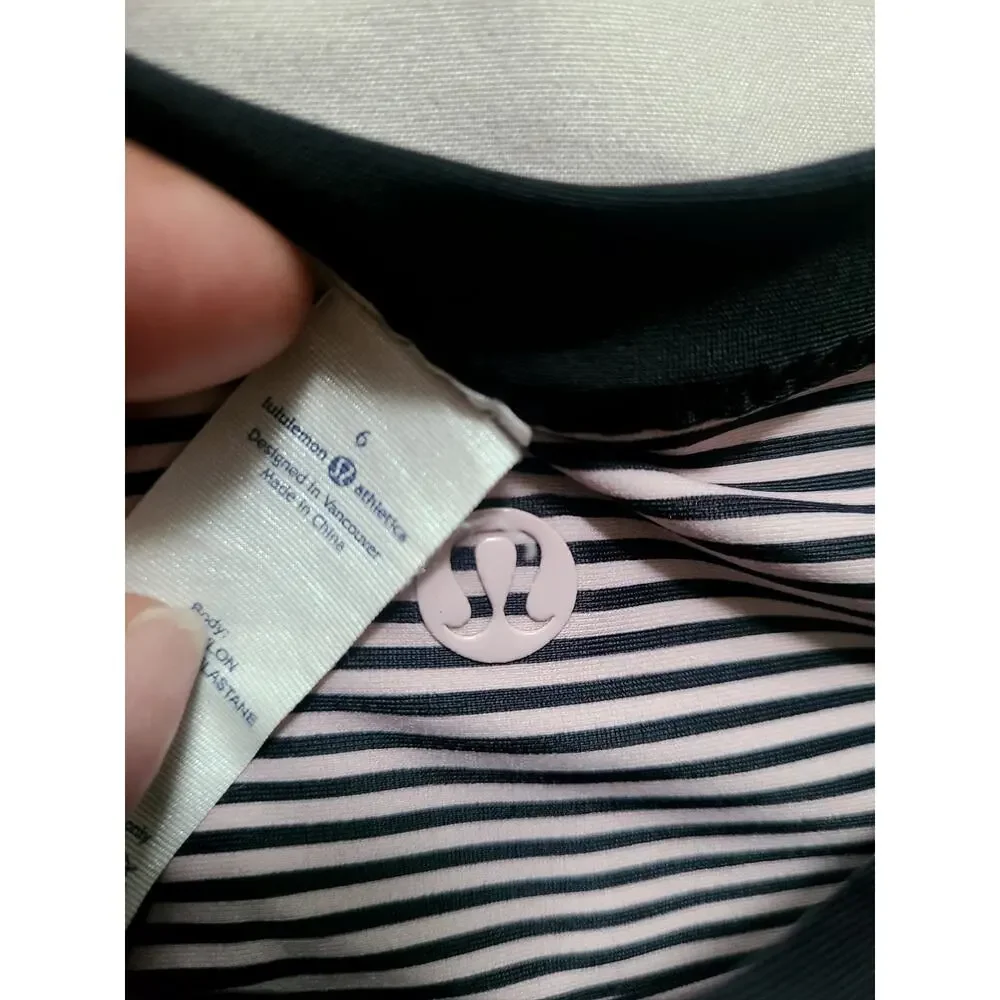 Lululemon Salty Swim Rashie & High Waist Bikini Set Size 6